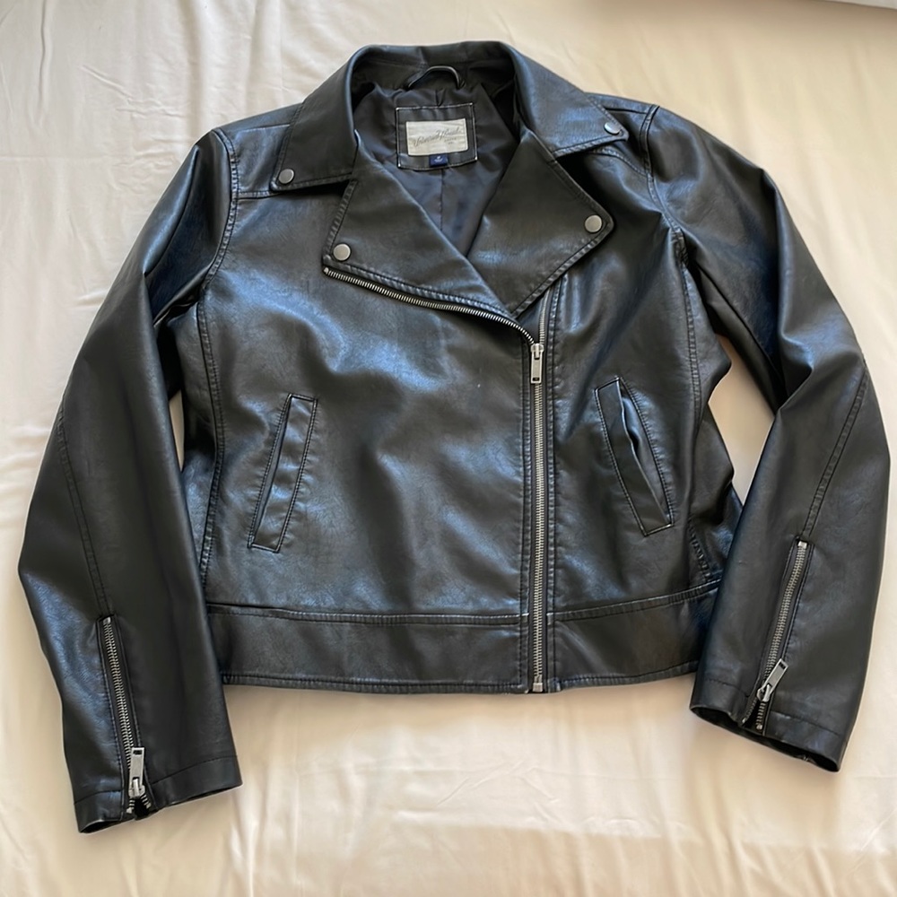 NWOT Faux Leather Jacket